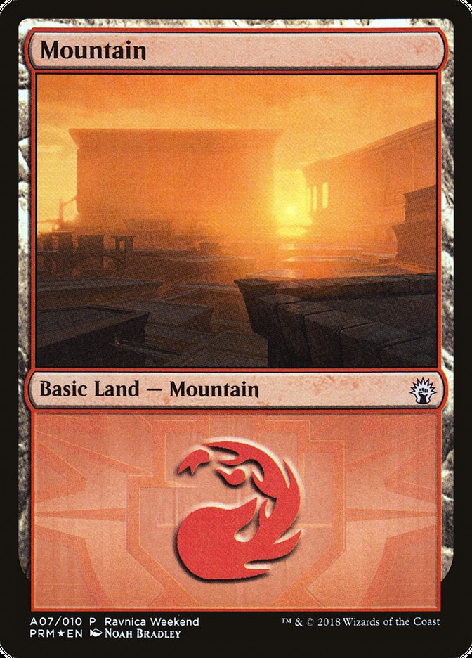 Mountain - Boros (A07) [GRN Ravnica Weekend] | Game Haven TX