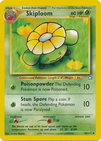 Skiploom (49/111) [Neo Genesis Unlimited] | Game Haven TX