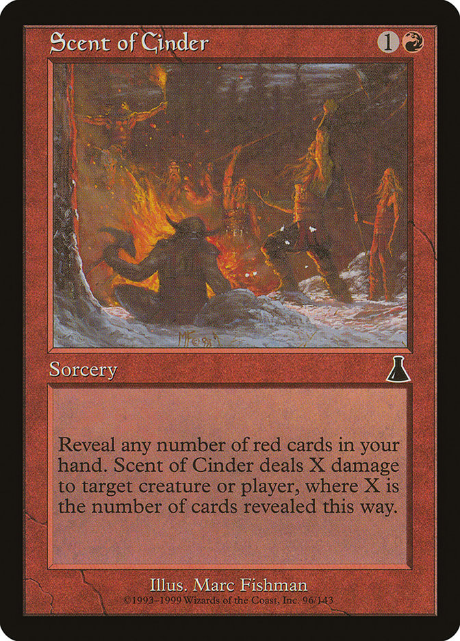 Scent of Cinder [Urza's Destiny] | Game Haven TX