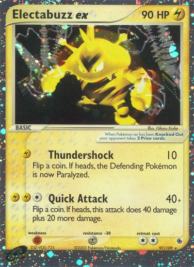 Electabuzz ex (97/109) [EX: Ruby & Sapphire] | Game Haven TX