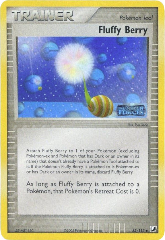 Fluffy Berry (85/115) (Stamped) [EX: Unseen Forces] | Game Haven TX