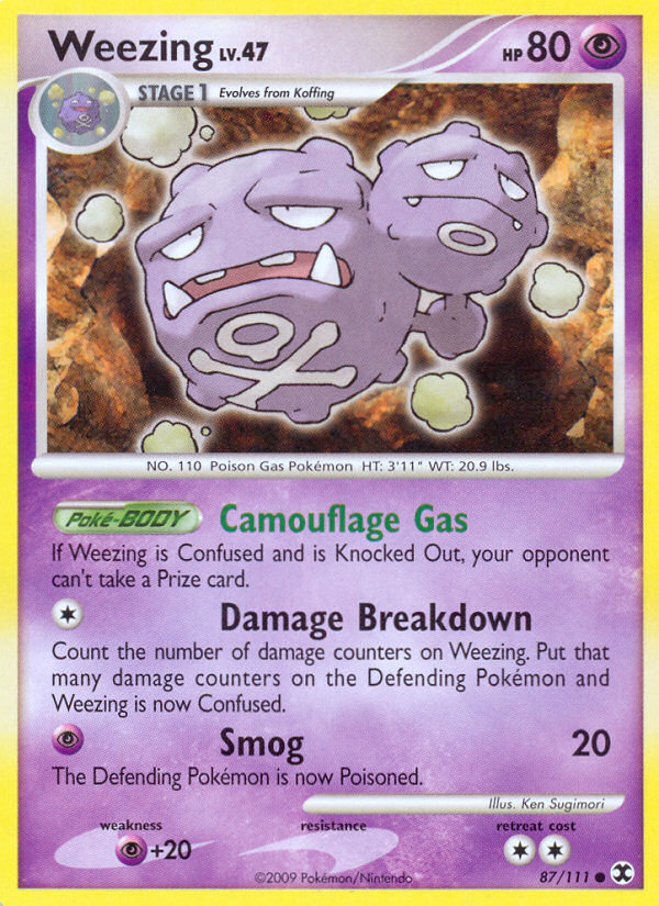 Weezing (87/111) [Platinum: Rising Rivals] | Game Haven TX
