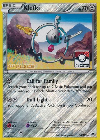 Klefki (66/119) (League Promo 1st Place) [XY: Phantom Forces] | Game Haven TX