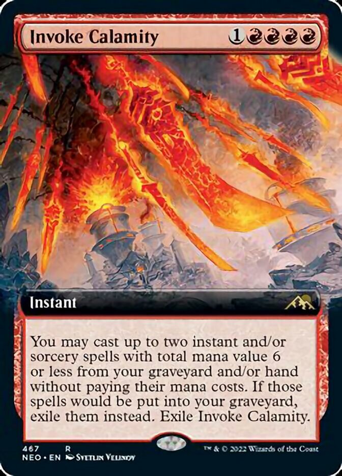 Invoke Calamity (Extended) [Kamigawa: Neon Dynasty] | Game Haven TX