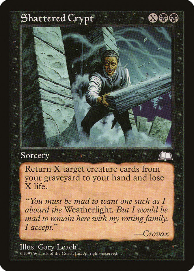 Shattered Crypt [Weatherlight] | Game Haven TX