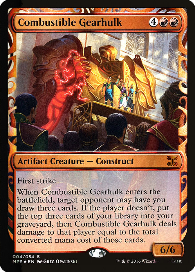 Combustible Gearhulk [Kaladesh Inventions] | Game Haven TX