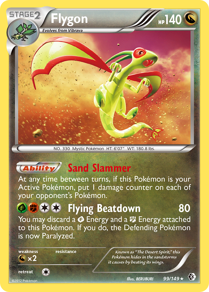 Flygon (99/149) [Black & White: Boundaries Crossed] | Game Haven TX