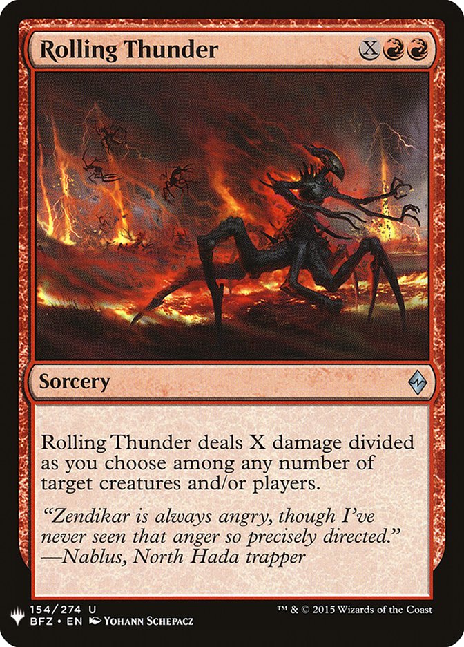 Rolling Thunder [Mystery Booster] | Game Haven TX