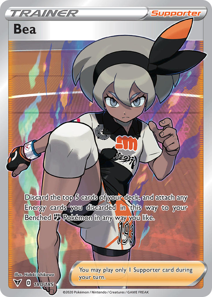 Bea (180/185) [Sword & Shield: Vivid Voltage] | Game Haven TX