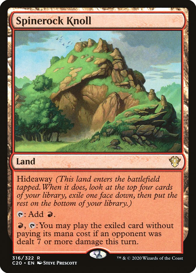 Spinerock Knoll [Commander 2020] | Game Haven TX