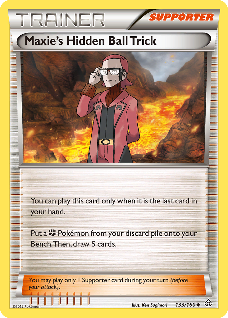 Maxie's Hidden Ball Trick (133/160) [XY: Primal Clash] | Game Haven TX