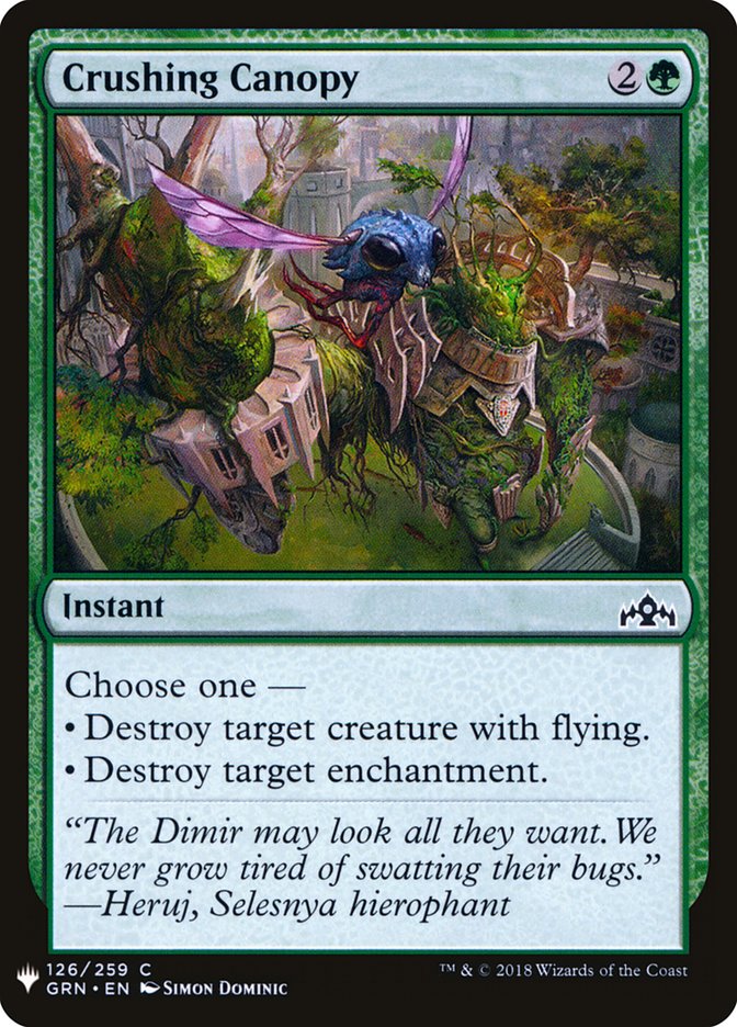 Crushing Canopy [Mystery Booster] | Game Haven TX