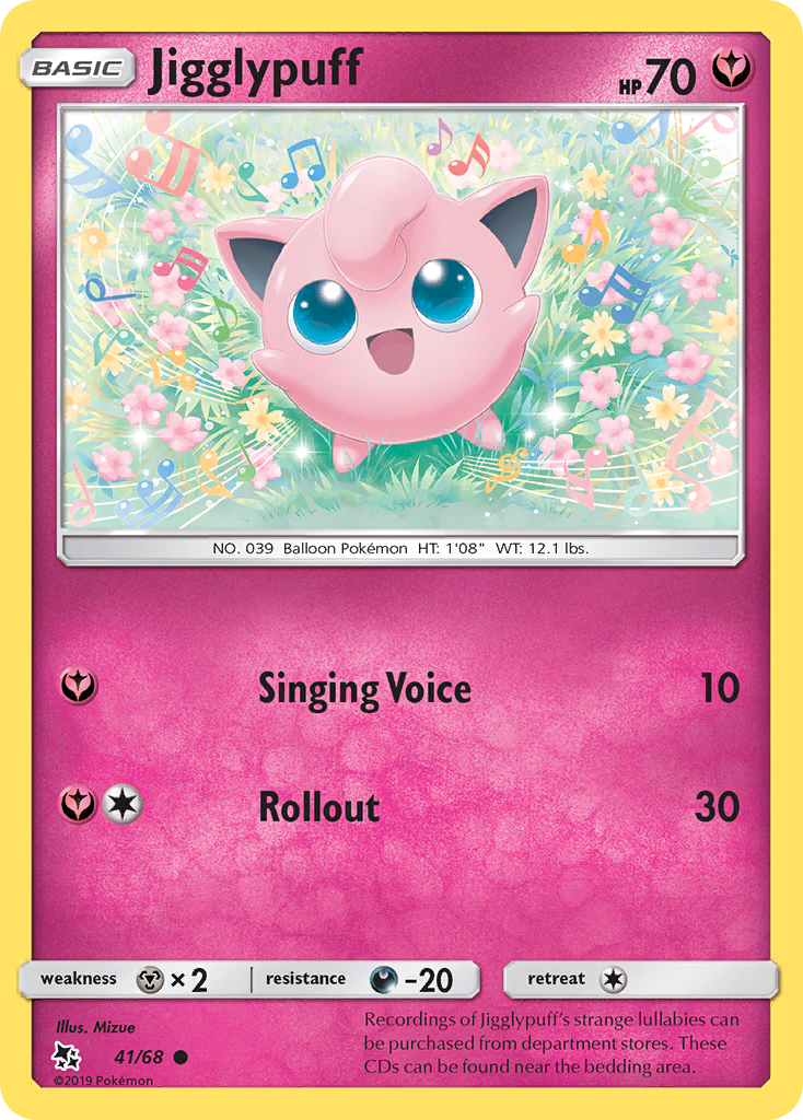 Jigglypuff (41/68) [Sun & Moon: Hidden Fates] | Game Haven TX