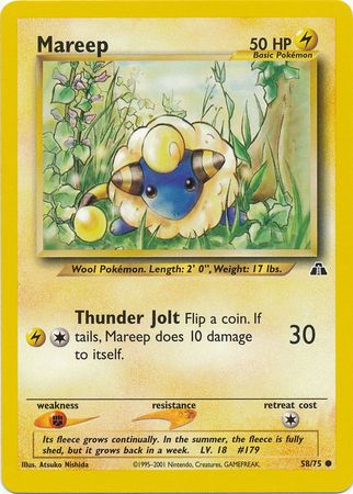 Mareep (58/75) [Neo Discovery Unlimited] | Game Haven TX