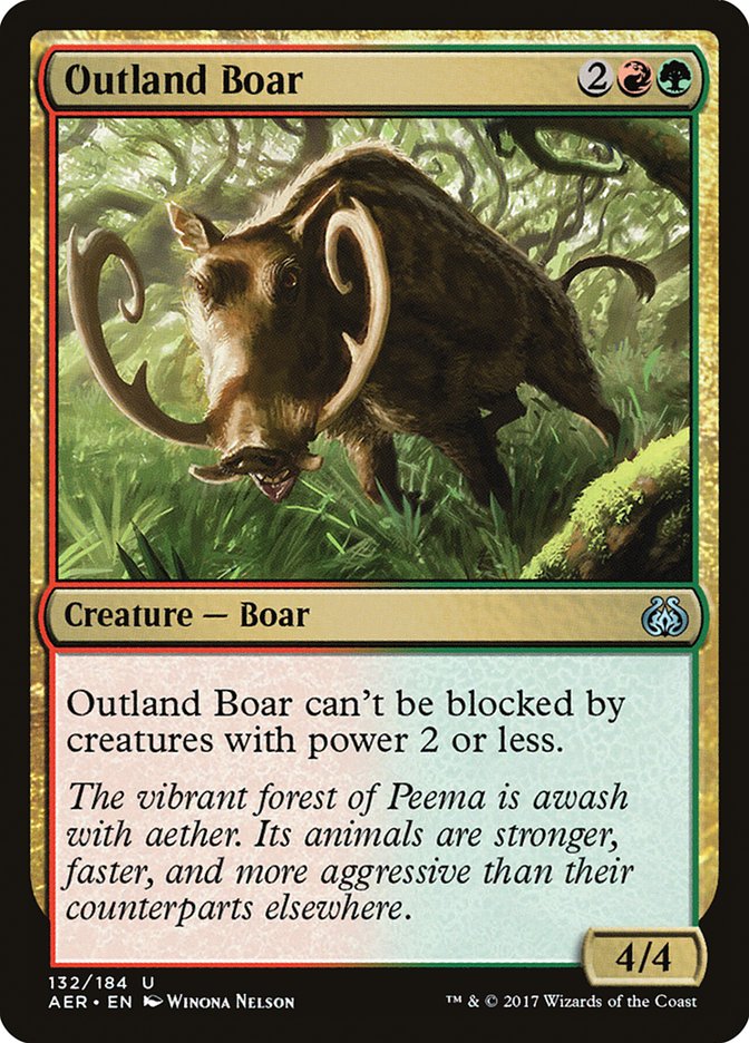 Outland Boar [Aether Revolt] | Game Haven TX