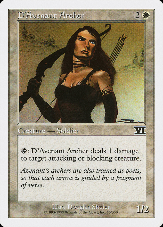 D'Avenant Archer [Classic Sixth Edition] | Game Haven TX