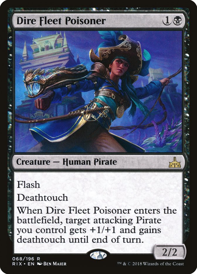 Dire Fleet Poisoner [Rivals of Ixalan] | Game Haven TX
