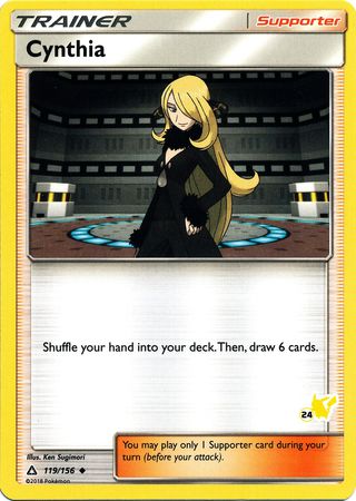 Cynthia (119/156) (Pikachu Stamp #24) [Battle Academy 2020] | Game Haven TX