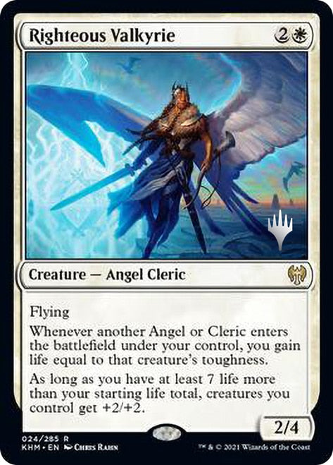 Righteous Valkyrie [Kaldheim Promo Pack] | Game Haven TX