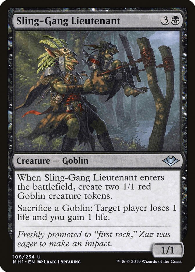 Sling-Gang Lieutenant [Modern Horizons] | Game Haven TX