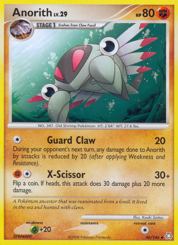 Anorith (46/146) [Diamond & Pearl: Legends Awakened] | Game Haven TX