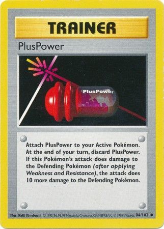 PlusPower (84/102) [Base Set Shadowless Unlimited] | Game Haven TX