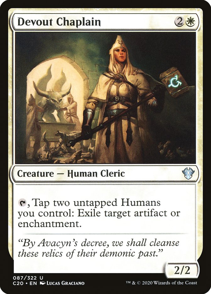 Devout Chaplain [Commander 2020] | Game Haven TX