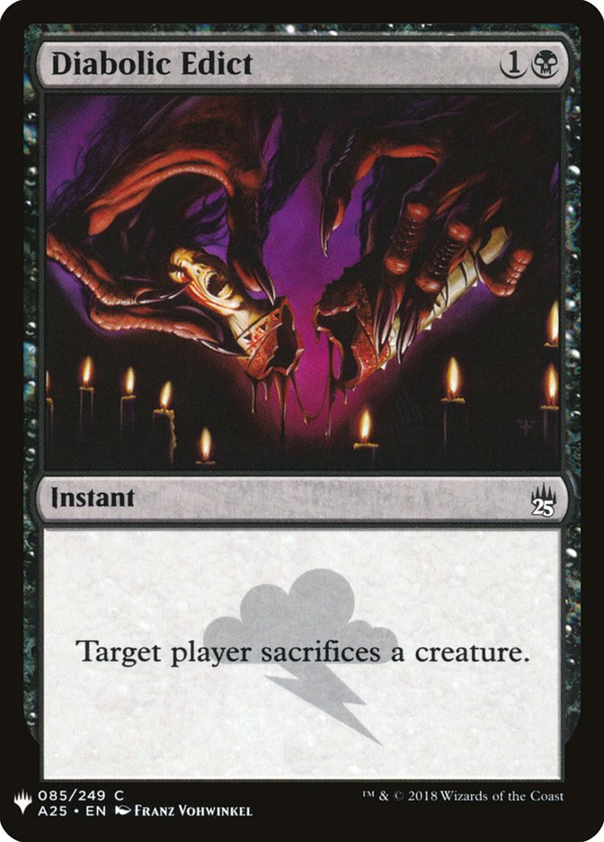 Diabolic Edict [Mystery Booster] | Game Haven TX