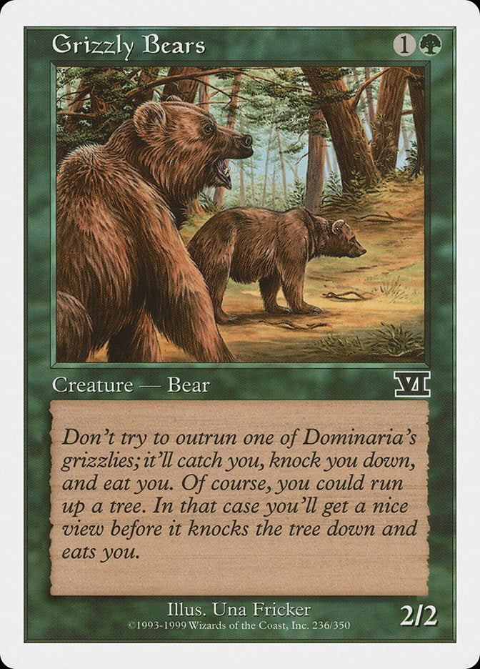 Grizzly Bears [Classic Sixth Edition] | Game Haven TX