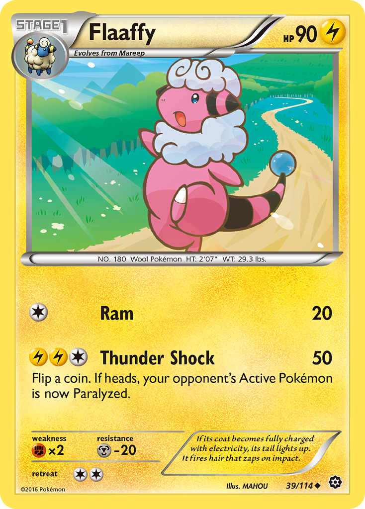 Flaaffy (39/114) [XY: Steam Siege] | Game Haven TX