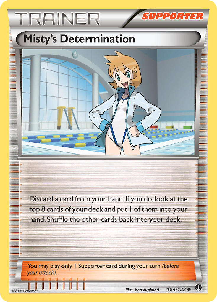 Misty's Determination (104/122) [XY: BREAKpoint] | Game Haven TX