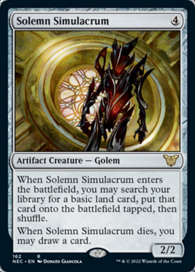 Solemn Simulacrum [Kamigawa: Neon Dynasty Commander] | Game Haven TX