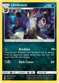 Umbreon (120/214) (Cosmos Holo) (Blister Exclusive) [Sun & Moon: Lost Thunder] | Game Haven TX