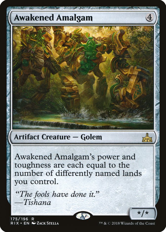 Awakened Amalgam [Rivals of Ixalan] | Game Haven TX
