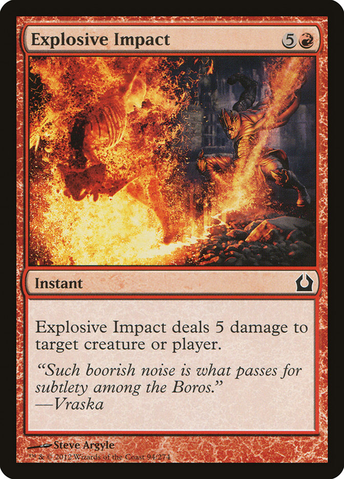 Explosive Impact [Return to Ravnica] | Game Haven TX