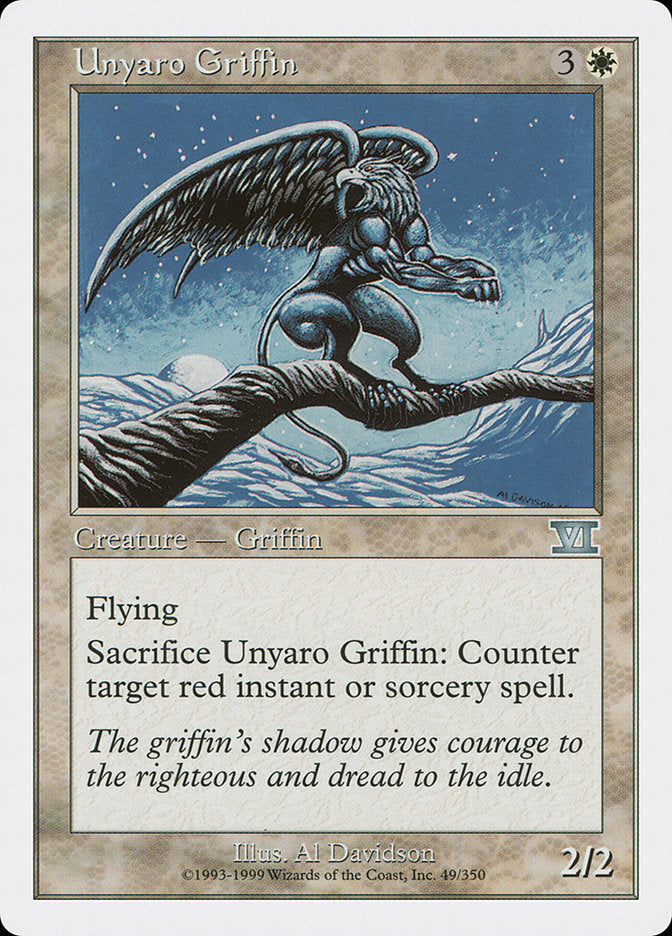 Unyaro Griffin [Classic Sixth Edition] | Game Haven TX