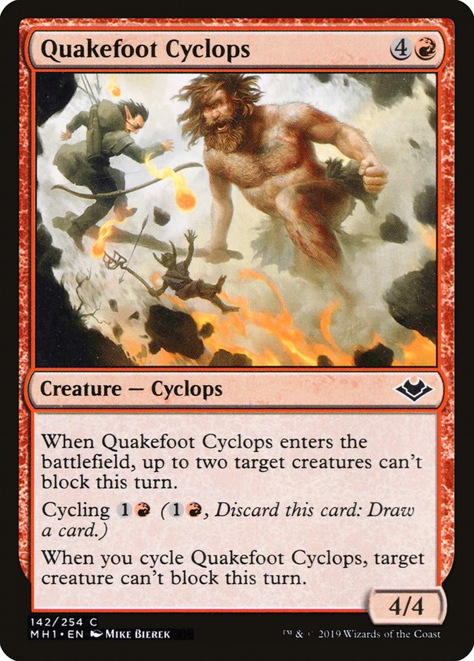Quakefoot Cyclops [Modern Horizons] | Game Haven TX
