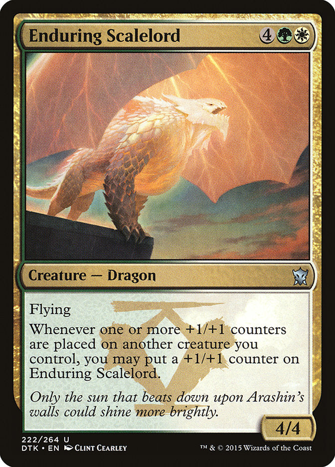 Enduring Scalelord [Dragons of Tarkir] | Game Haven TX