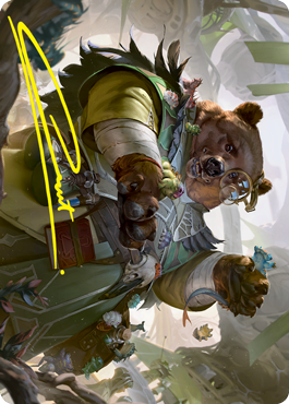 Professor of Zoomancy Art Card (Gold-Stamped Signature) [Strixhaven: School of Mages Art Series] | Game Haven TX