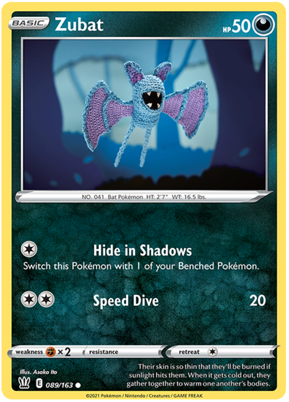 Zubat (089/163) [Sword & Shield: Battle Styles] | Game Haven TX