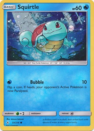 Squirtle (33/214) (Premium Collection Promo) [Sun & Moon: Unbroken Bonds] | Game Haven TX