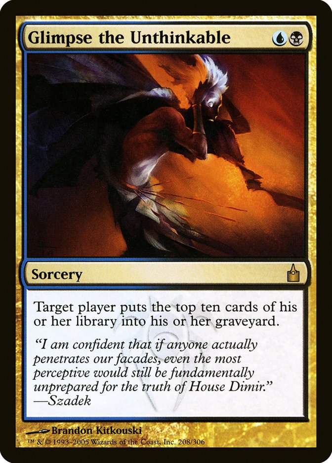 Glimpse the Unthinkable [Ravnica: City of Guilds] | Game Haven TX