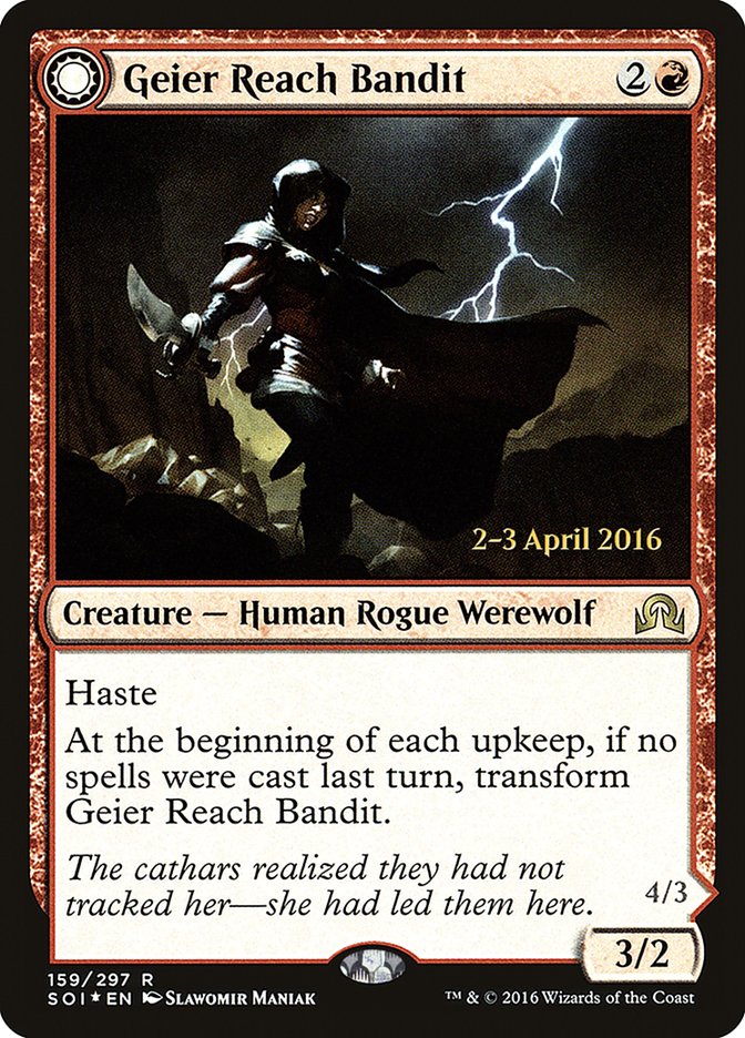 Geier Reach Bandit // Vildin-Pack Alpha [Shadows over Innistrad Promos] | Game Haven TX