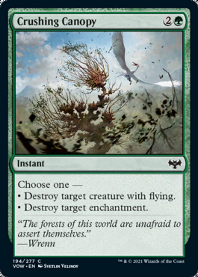 Crushing Canopy [Innistrad: Crimson Vow] | Game Haven TX