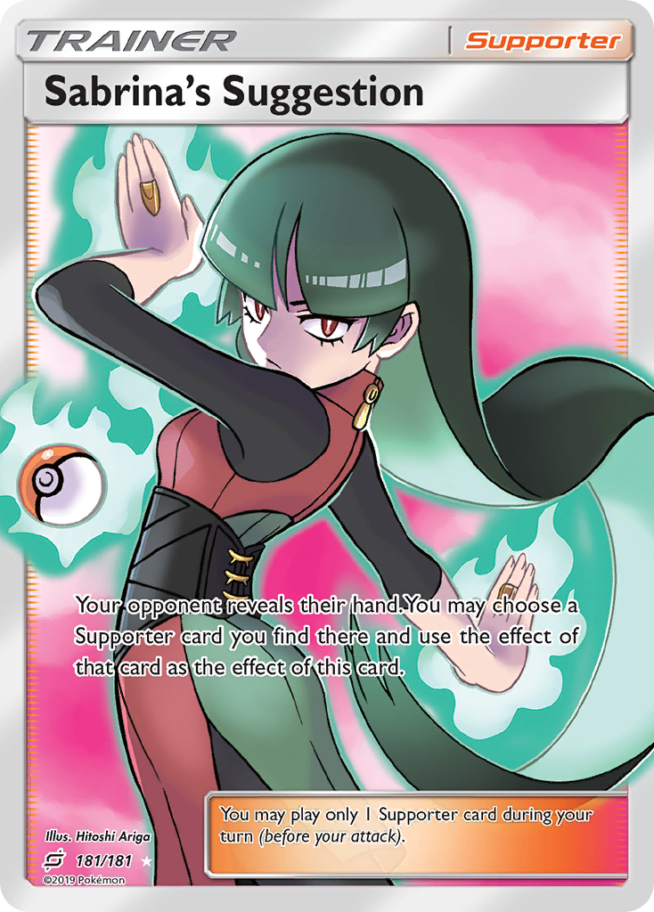 Sabrina's Suggestion (181/181) [Sun & Moon: Team Up] | Game Haven TX