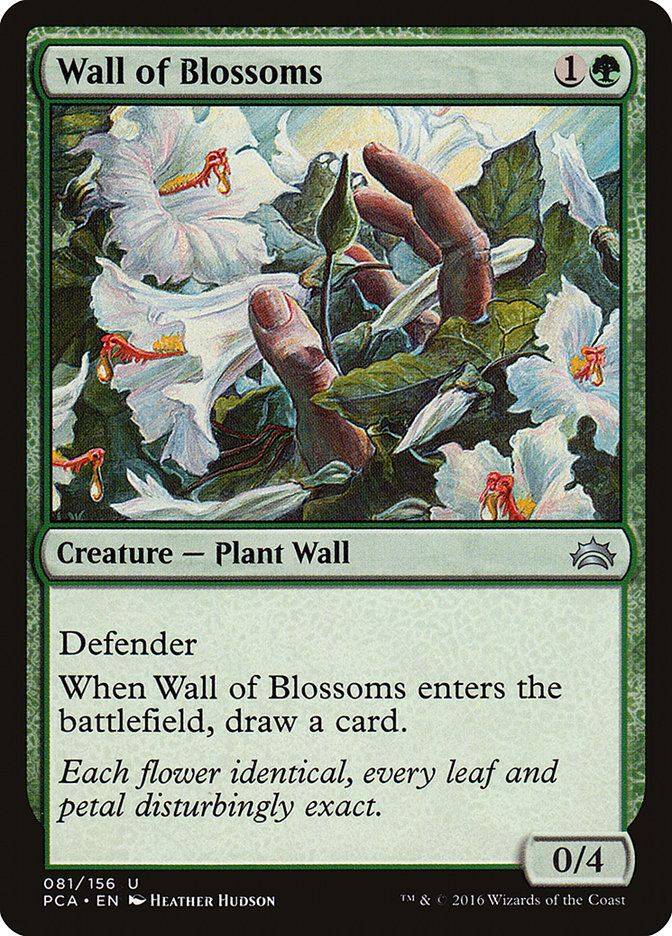 Wall of Blossoms [Planechase Anthology] | Game Haven TX