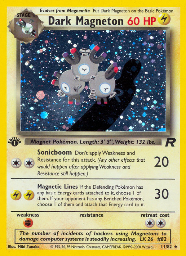 Dark Magneton (11/82) [Team Rocket 1st Edition] | Game Haven TX