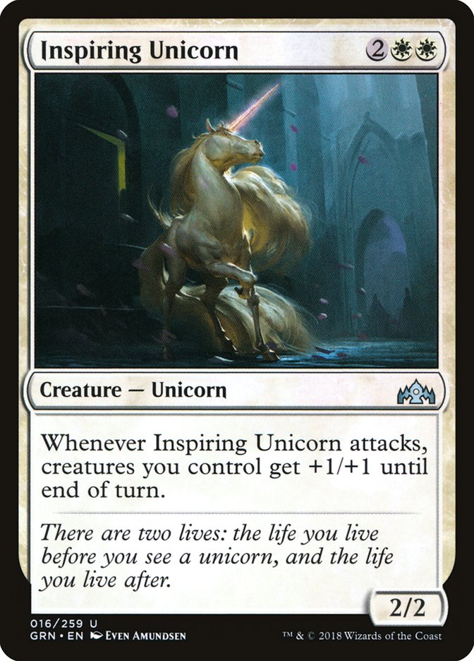 Inspiring Unicorn [Guilds of Ravnica] | Game Haven TX