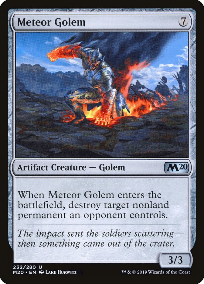 Meteor Golem [Core Set 2020] | Game Haven TX