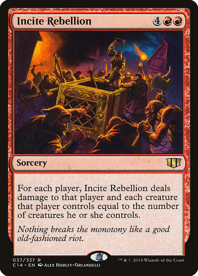 Incite Rebellion [Commander 2014] | Game Haven TX